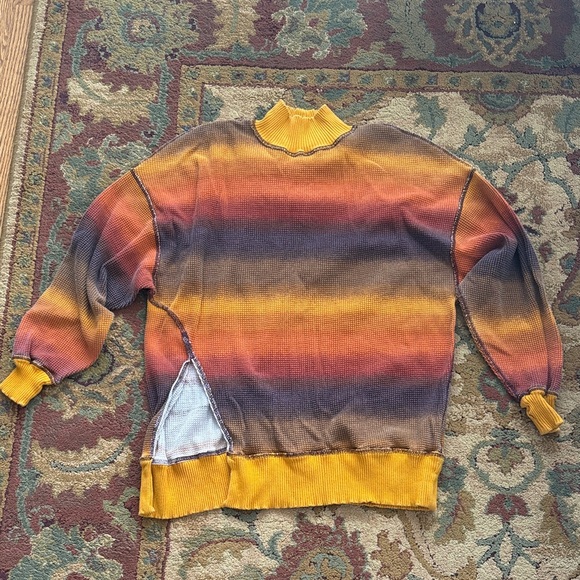 Urban Outfitters Tops - Women’s Urban Outfitters Striped Multicolor Thermal Shirt Size S/P